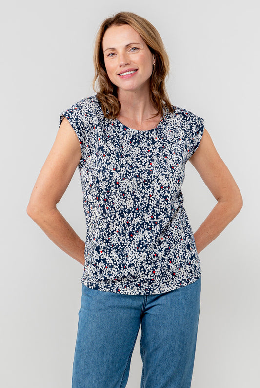 Lily & Me Surfside Jersey Printed T-Shirt