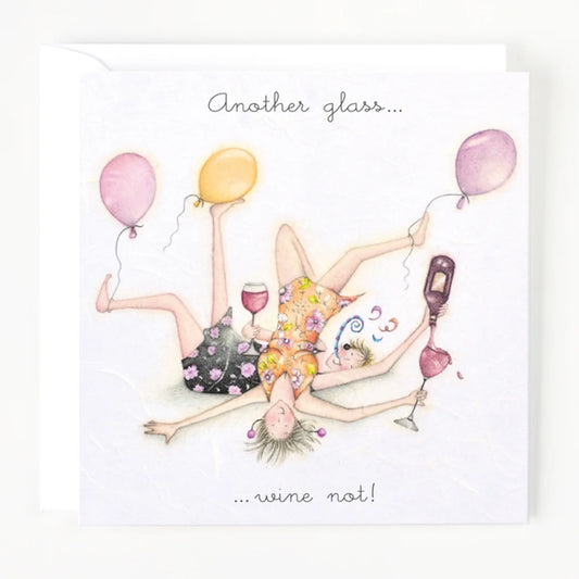 Berni Parker Another Glass Card