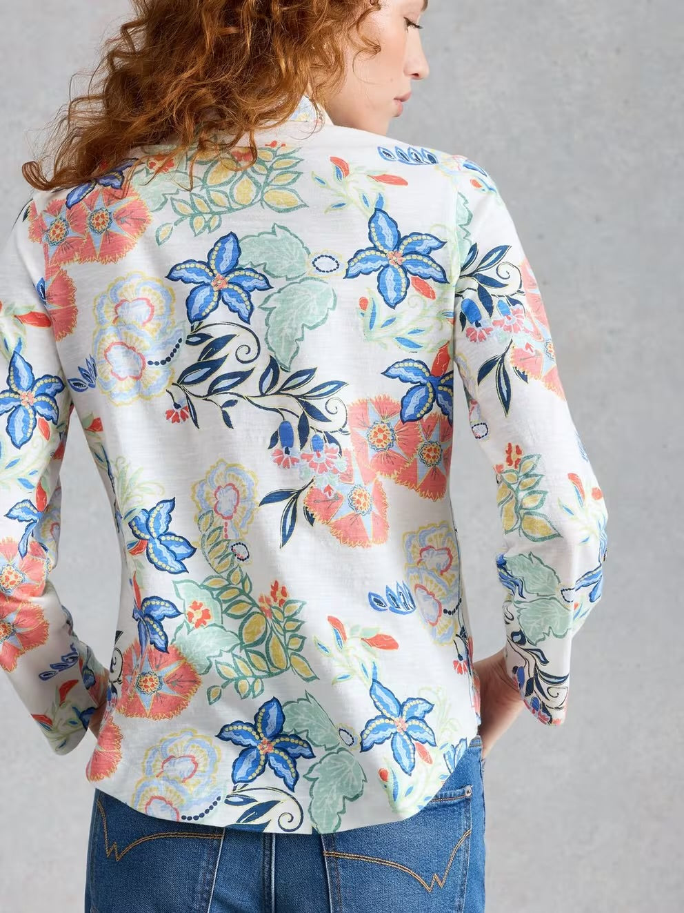 White Stuff Annie Jersey Shirt