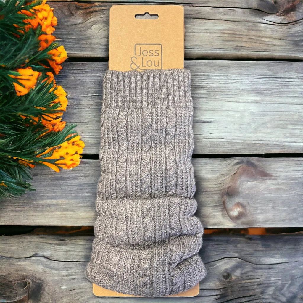 Jess & Lou Leg Warmers Grey