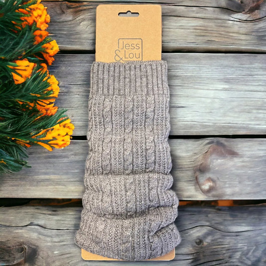 Jess & Lou Leg Warmers Grey