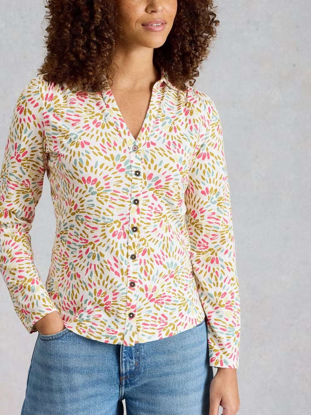 White Stuff Annie Jersey Shirt
