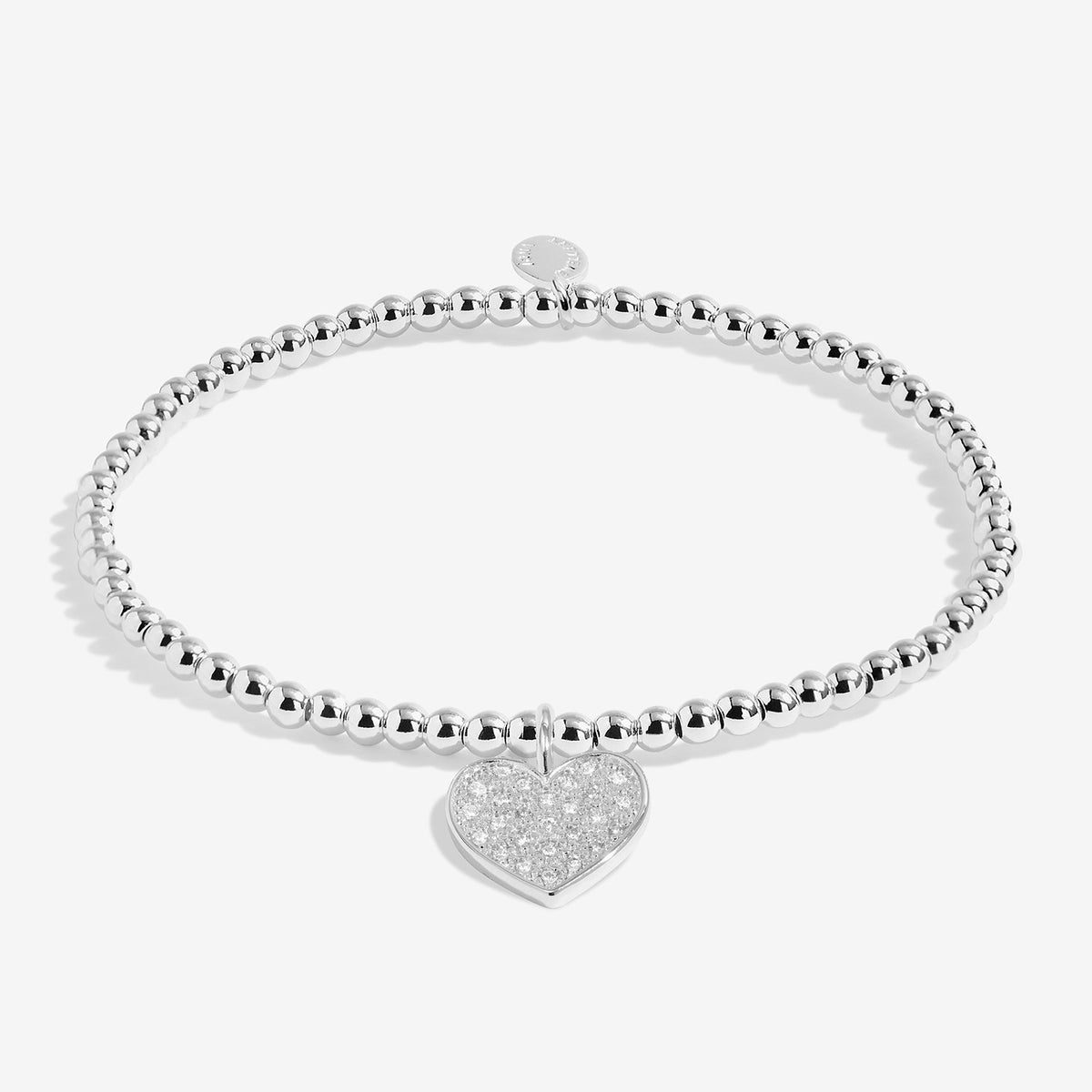 Joma Christmas A Little 'In Our Hearts This Christmas and Always' Bracelet In Silver Plating