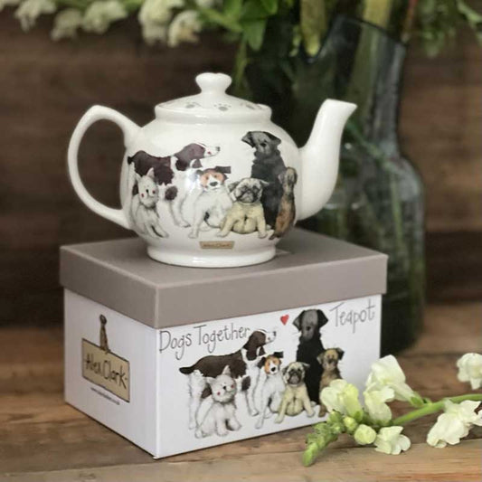 Alex Clark Dogs Together Teapot