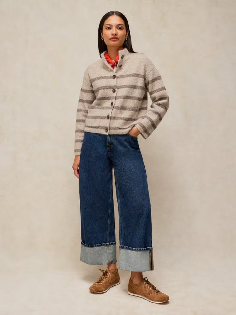 White Stuff Margot Stripe Cardigan