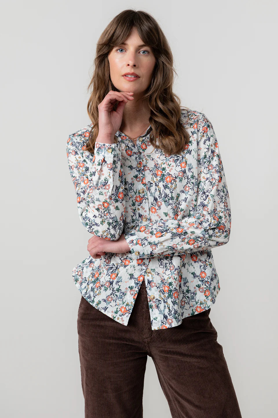 Lily & Me Patsy Organic Cotton Ditsy Shirt