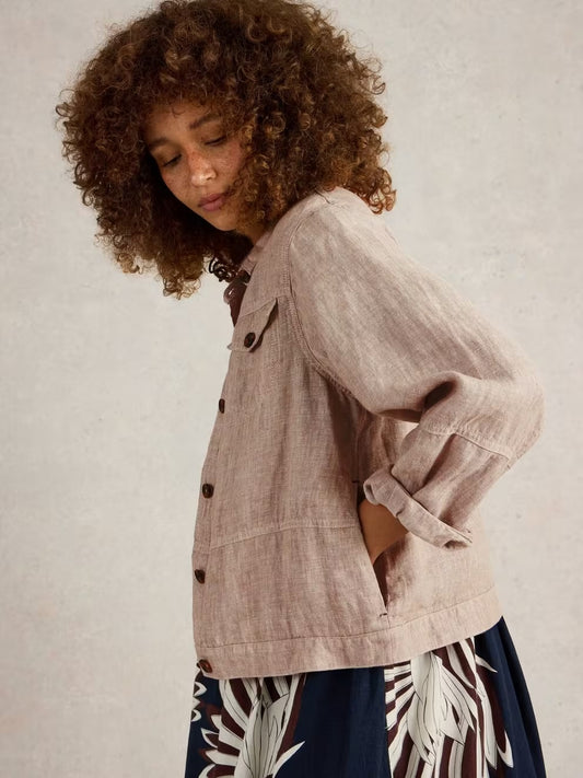 White Stuff Camille Linen Jacket