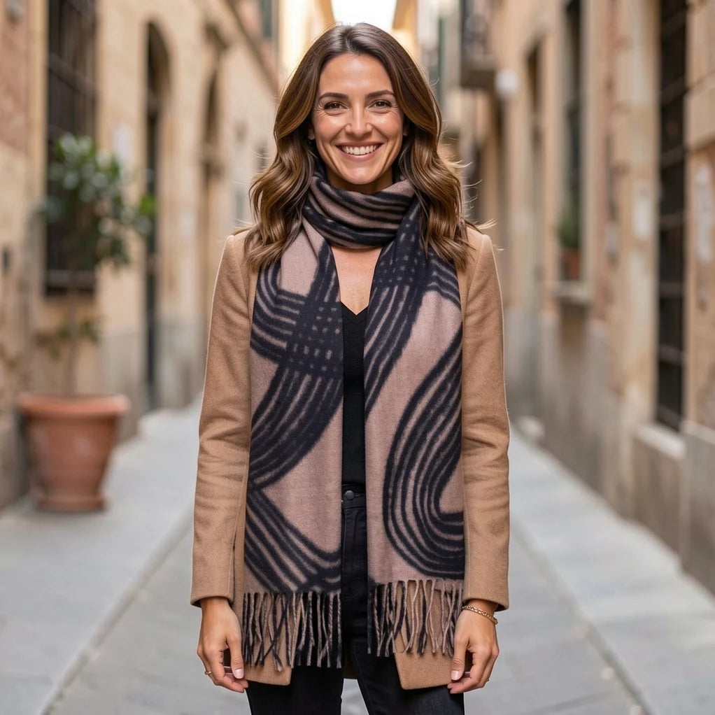 Park Lane Scarf SC1829 Mocha Mousse