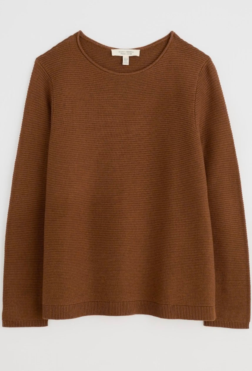 Seasalt Makers Cotton Jumper Toffee