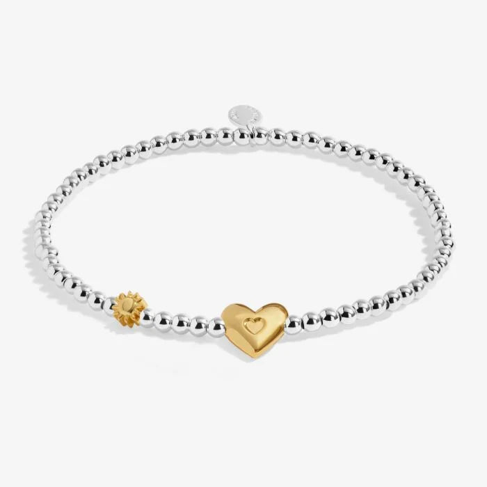 Joma Jewellery Birth Month A Little 'June' Bracelet in Silver and Gold Plating