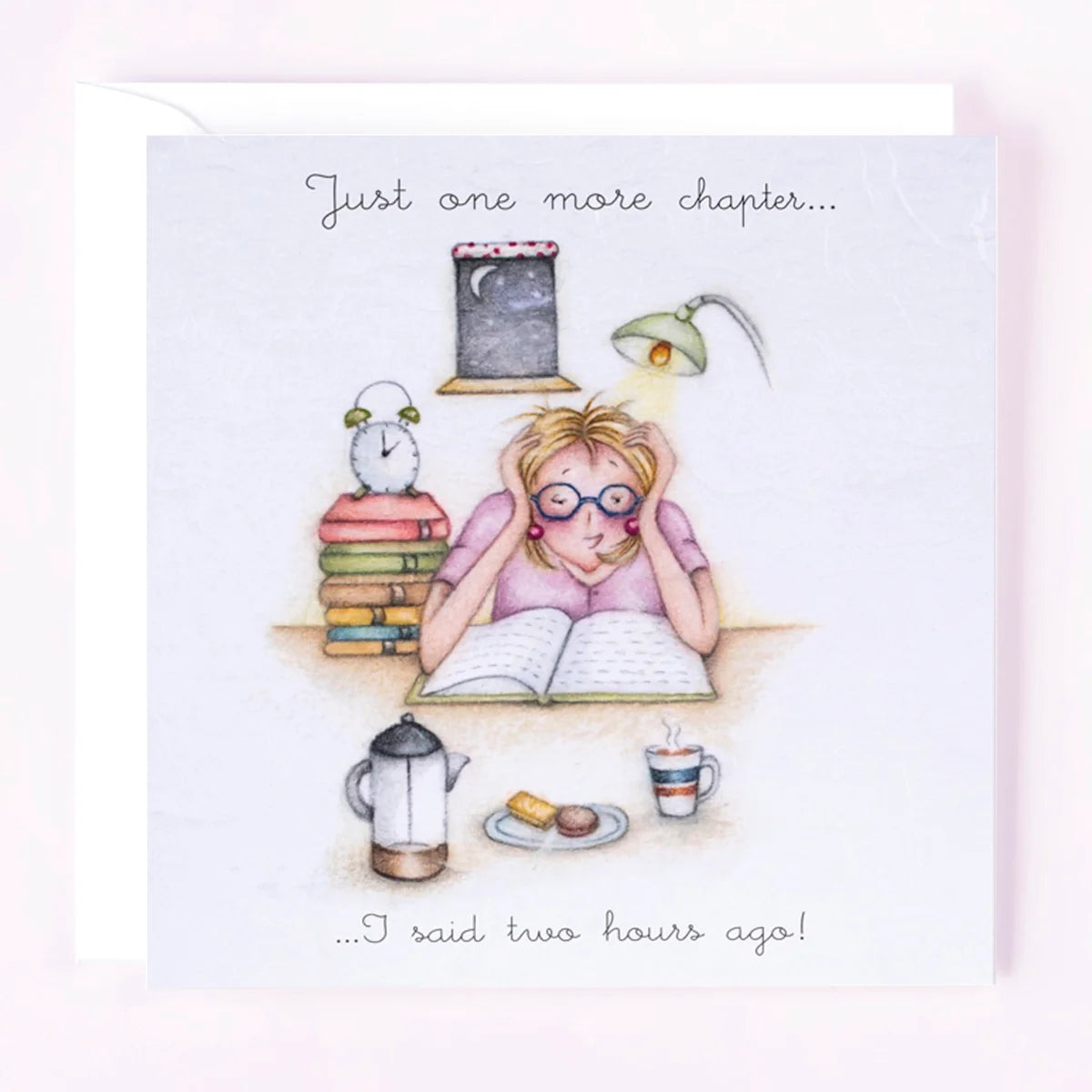Berni Parker Just one more chapter Card