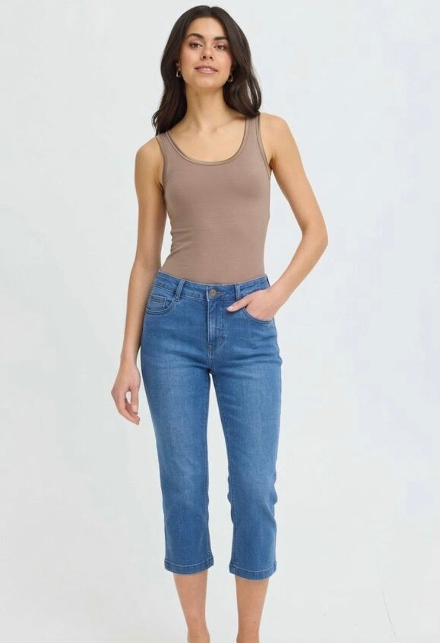 Fransa Frluxe Capris Jeans