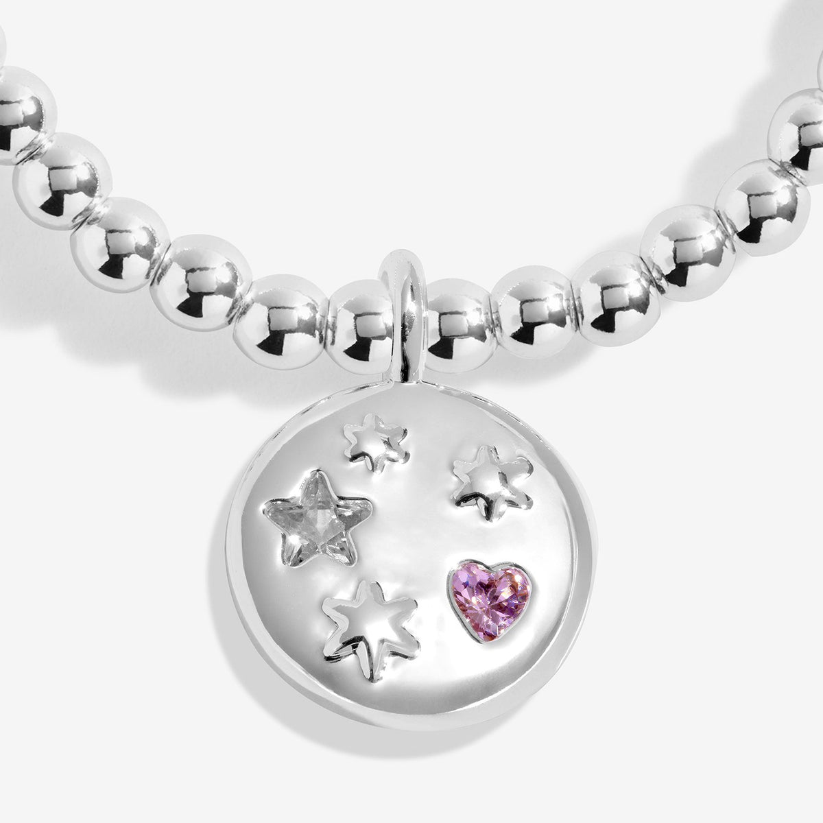 Joma Christmas A Little 'Merry Christmas Lovely Granddaughter' Bracelet In Silver Plating