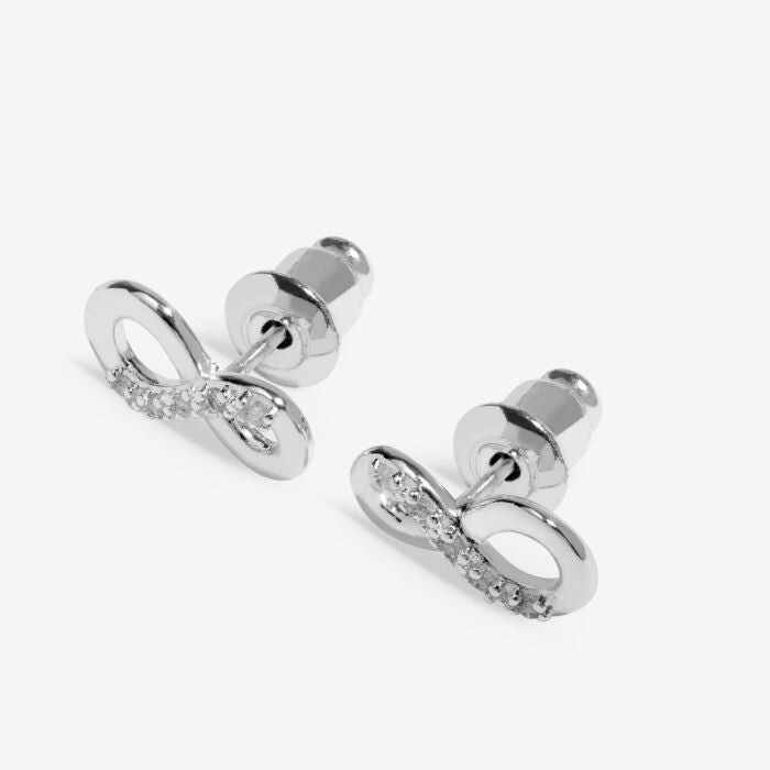 Joma Jewellery Moments To Shine ‘Forever’ Silver Stud Earrings