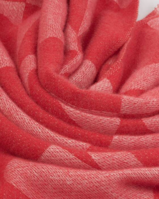 Katie Loxton Printed Blanket Scarf Heart Print