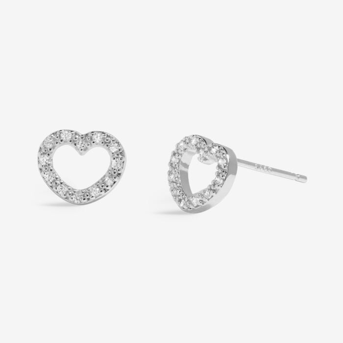 Joma Jewellery Moments To Shine ‘Happy Birthday ’ Silver Stud Earrings