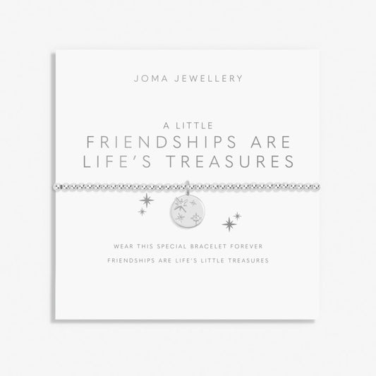 Joma Jewellery A Little "Friendships Are Life’s Treasures” Bracelet