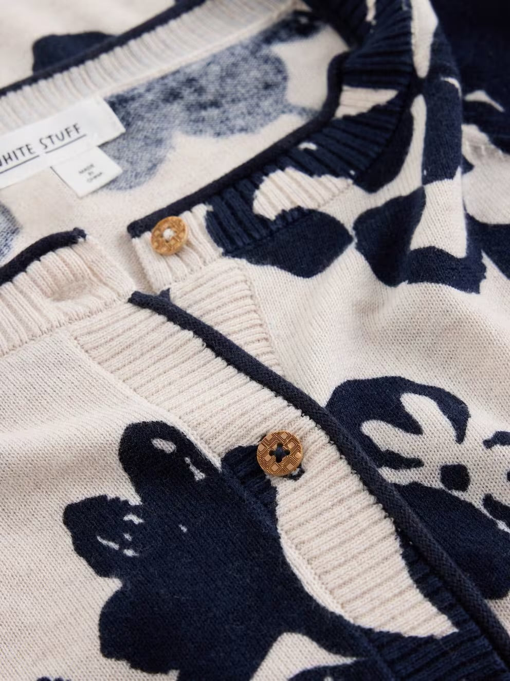 White Stuff Lulu Print Cardigan