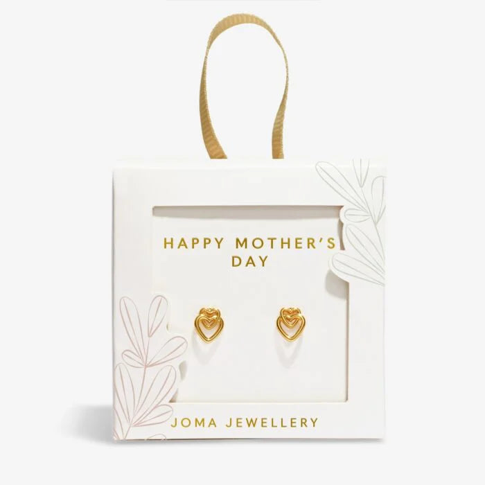 Joma Jewellery Mother’s Day Earring Box “Happy Mother’s Day” Stud Earrings