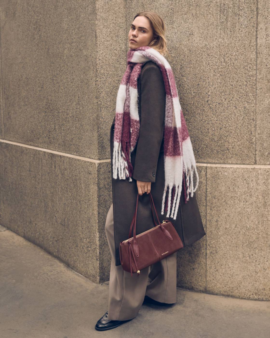 Katie Loxton Recycled Tassel Scarf