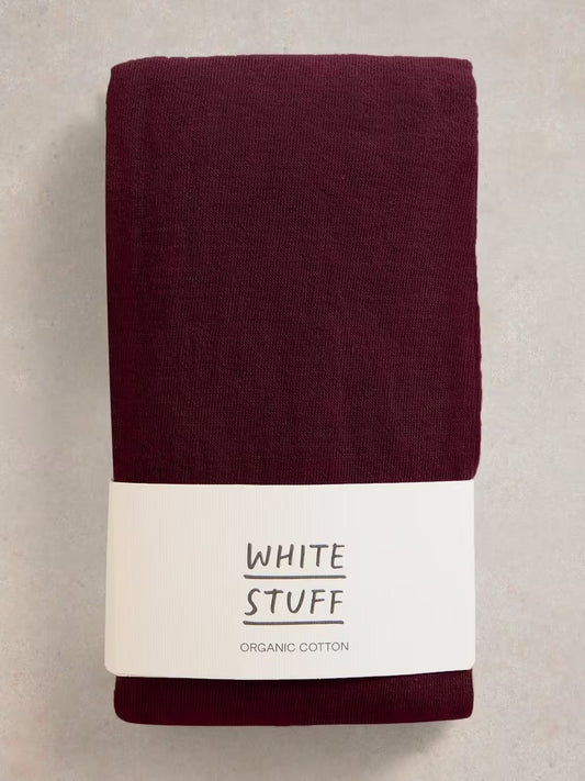 White Stuff Patty Plain Versatile Cotton Tights