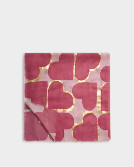 Katie Loxton Printed Foil Scarf