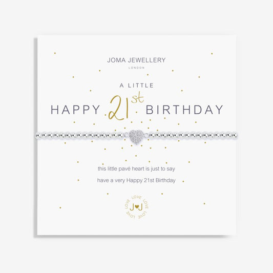 Joma Jewellery "A Little 21st Birthday” Bracelet