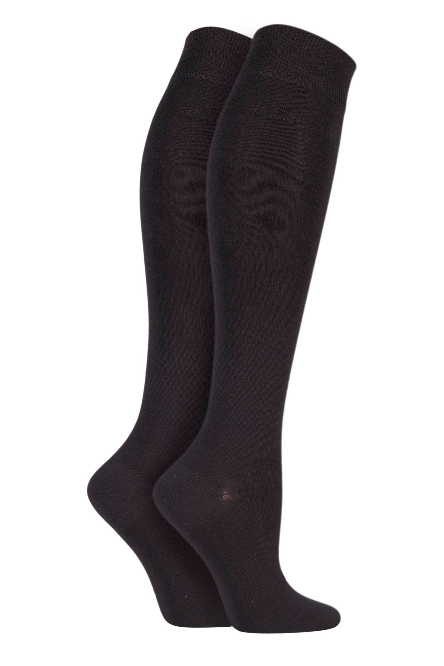 Elle Plain Bamboo Knee High Socks