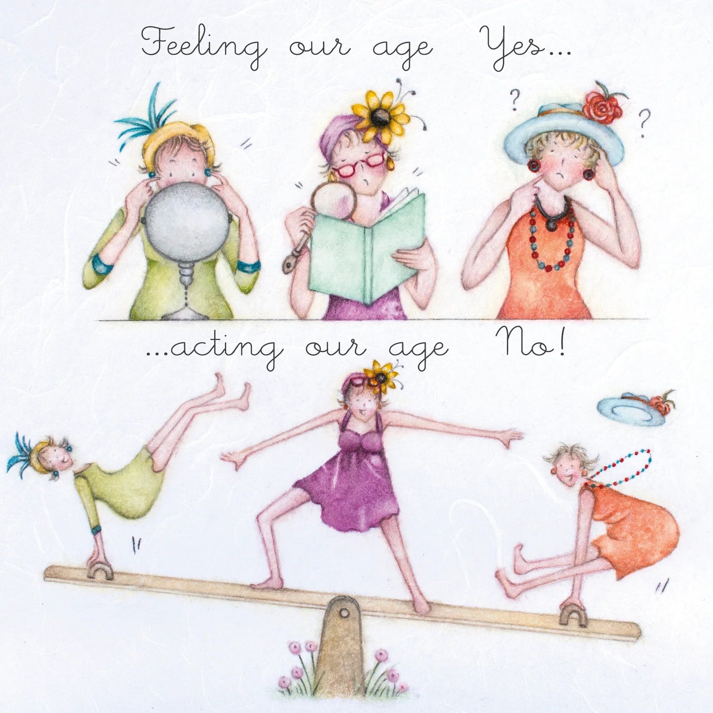 Berni Parker Feeling our age Card