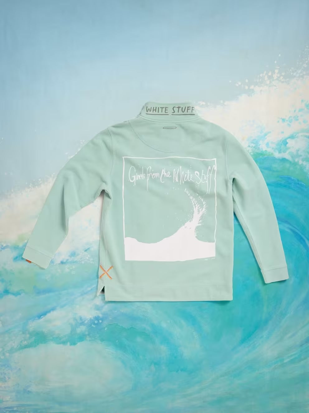 White Stuff Rewind ‘85 Half Zip Sweat
