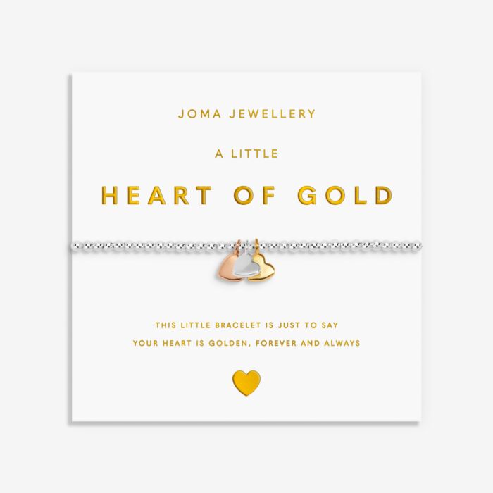 Joma Jewellery A Little Charmed Moments ‘Heart Of Gold’ Bracelet
