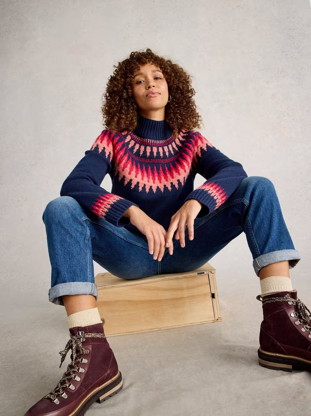 White Stuff Fiona Fairisle Jumper