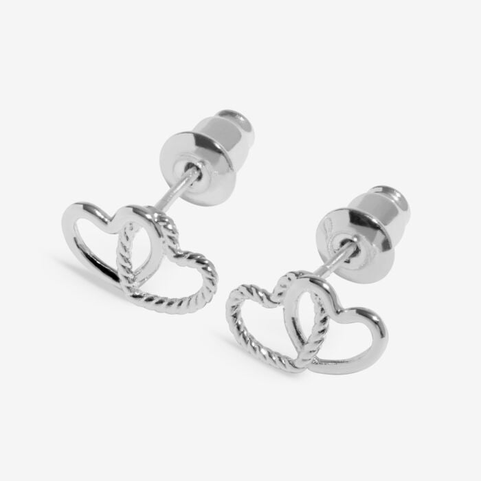 Joma Jewellery Moments To Shine ‘Friendship’ Silver Stud Earrings