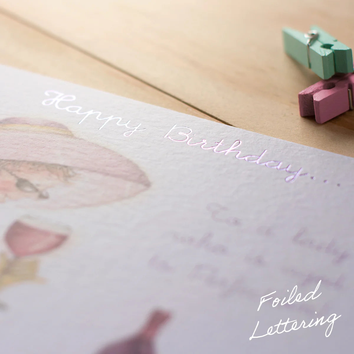 Berni Parker Designs To a lady who is aged to perfection Card