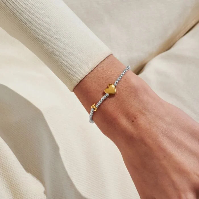 Joma Jewellery Birth Month A Little 'May' Bracelet in Silver and Gold Plating