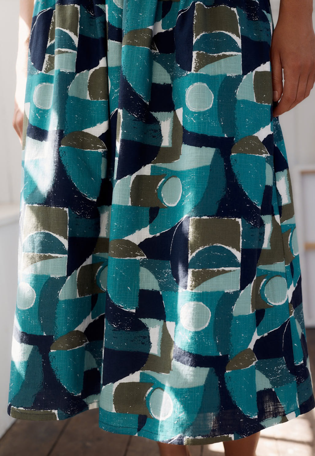 Seasalt Mevagissey Midi Skirt in GOTS-Certified Organic Cotton