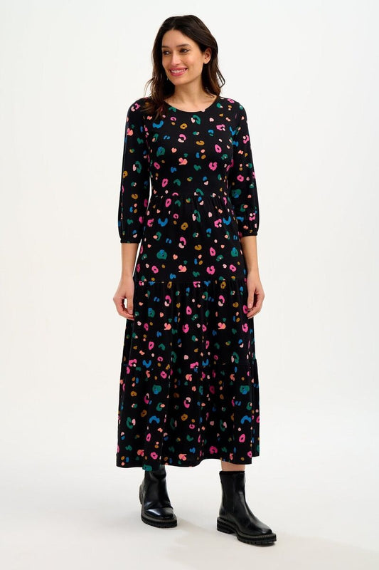 Sugarhill Brighton Bakari Jersey Tiered Midi Dress
