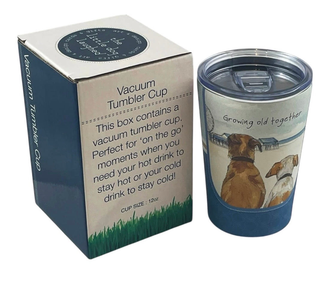 Little Dog Laughed Growing Old Travel Cup