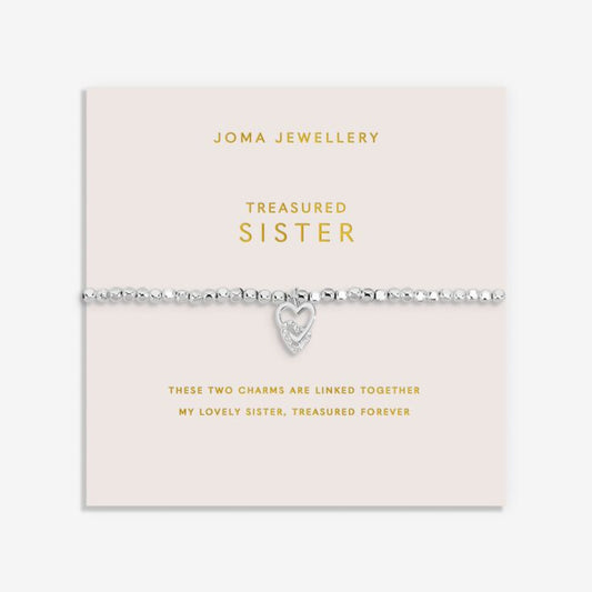 Joma Jewellery Forever Yours ‘Treasured Sister’ Silver Plated Bracelet
