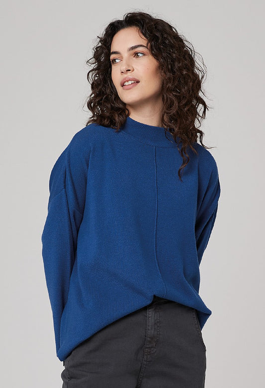 Adini Forest Fara Jumper Eco Cosy Knit Soft Navy