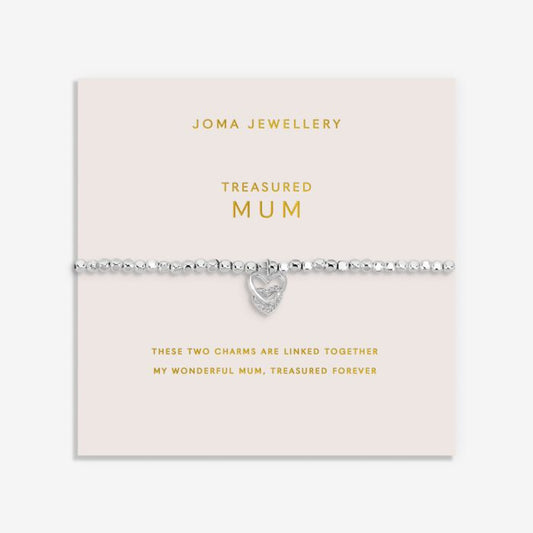 Joma Jewellery Forever Yours ‘Treasure Mum’ Silver Plated Bracelet