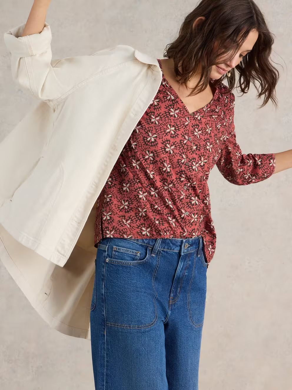 White Stuff Rae Organic Cotton Top