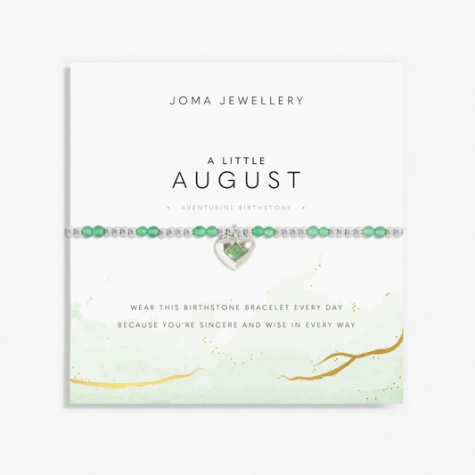 Joma Jewellery Birthstone A Little “August” Bracelet