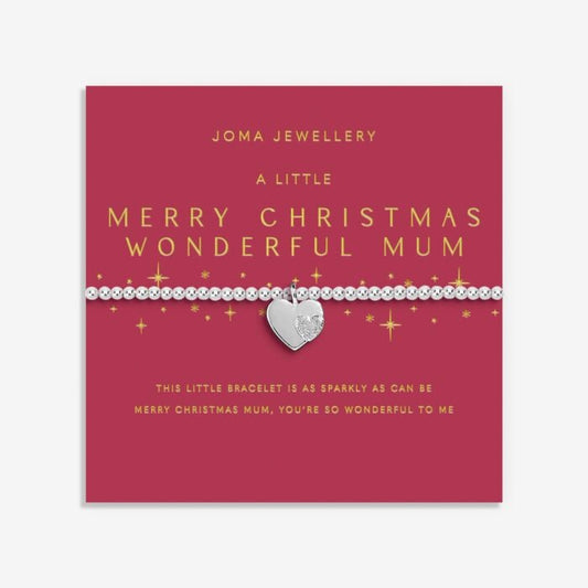 Joma Jewellery A Little Merry Christmas Wonderful Mum Bracelet