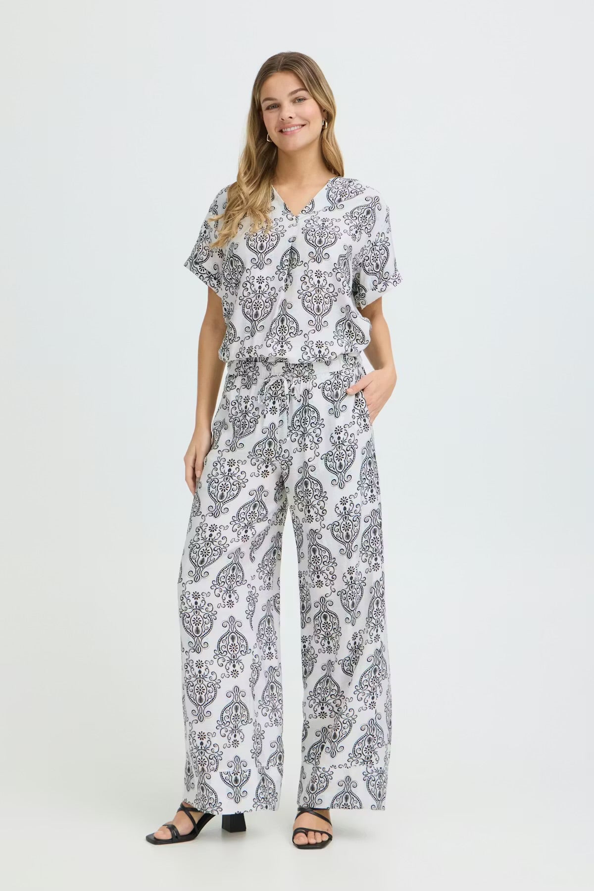 Fransa Frariana Wide Leg Trousers