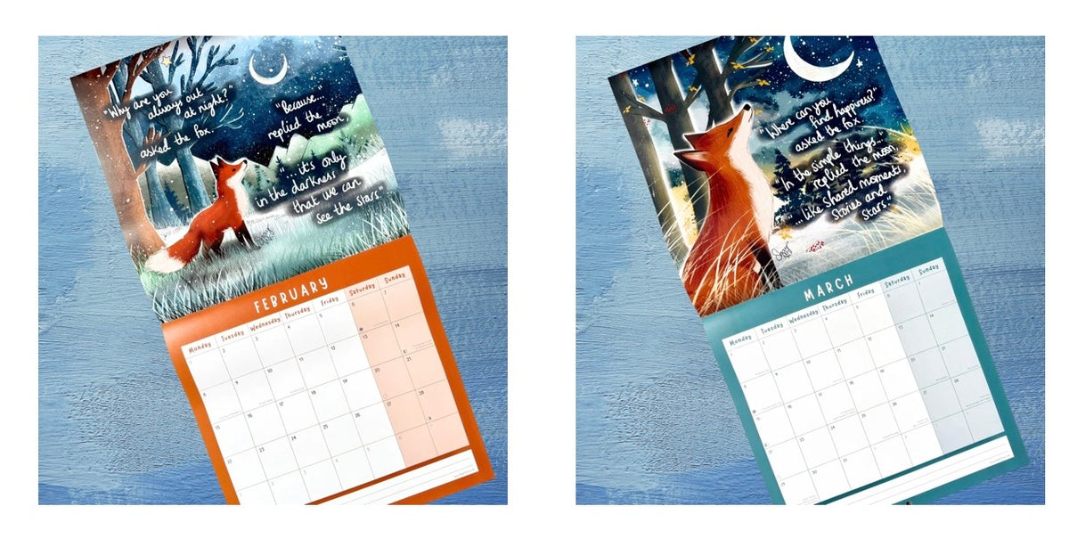 Fox Under The Moon Calendar
