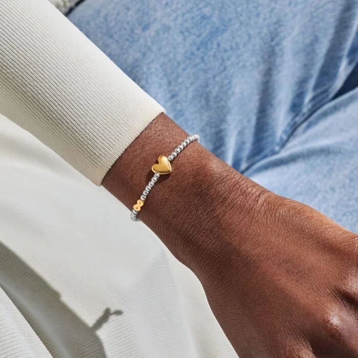 Joma Jewellery Birth Month A Little 'September' Bracelet in Silver and Gold Plating