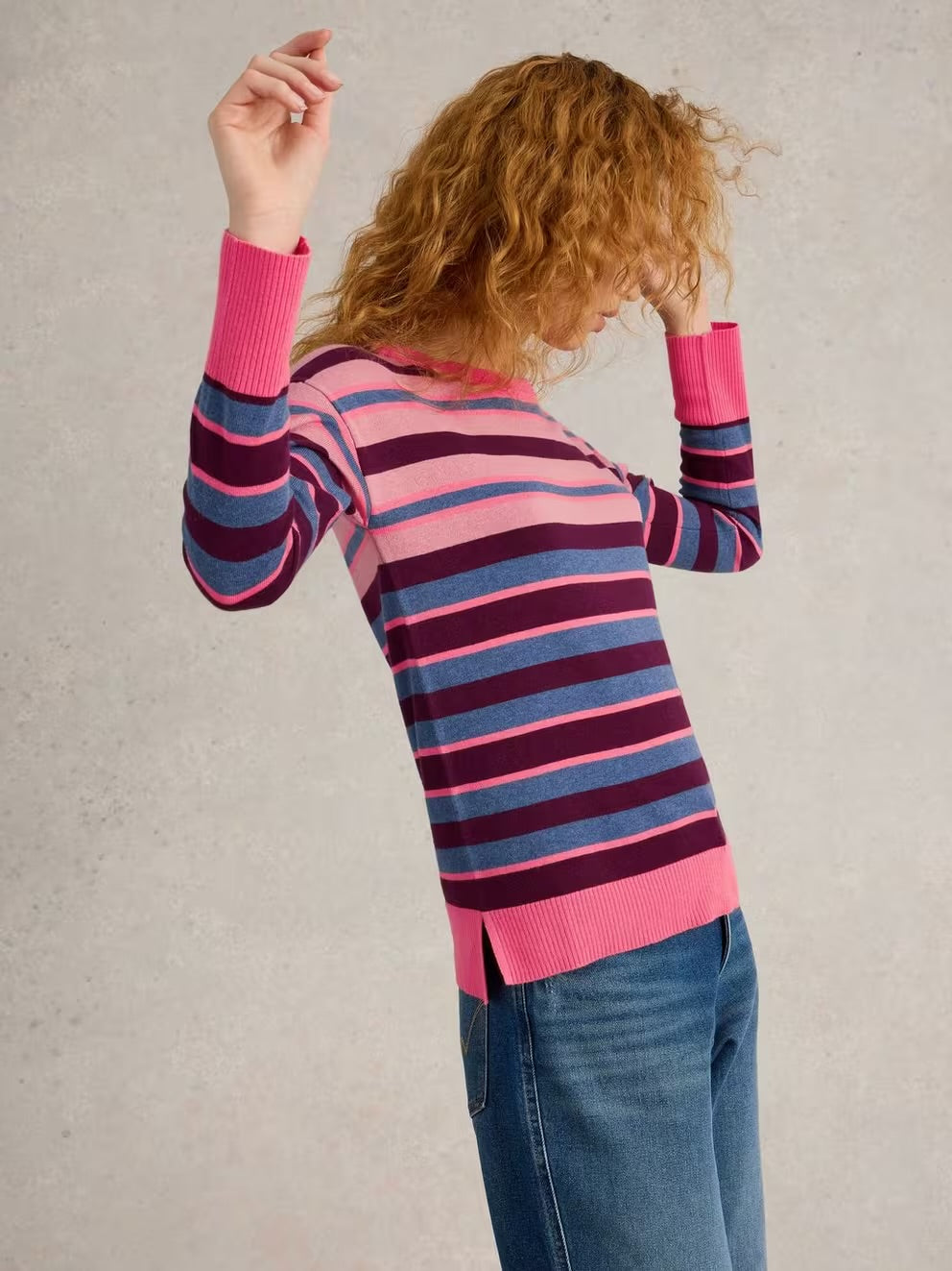 White Stuff City Stripe Jumper