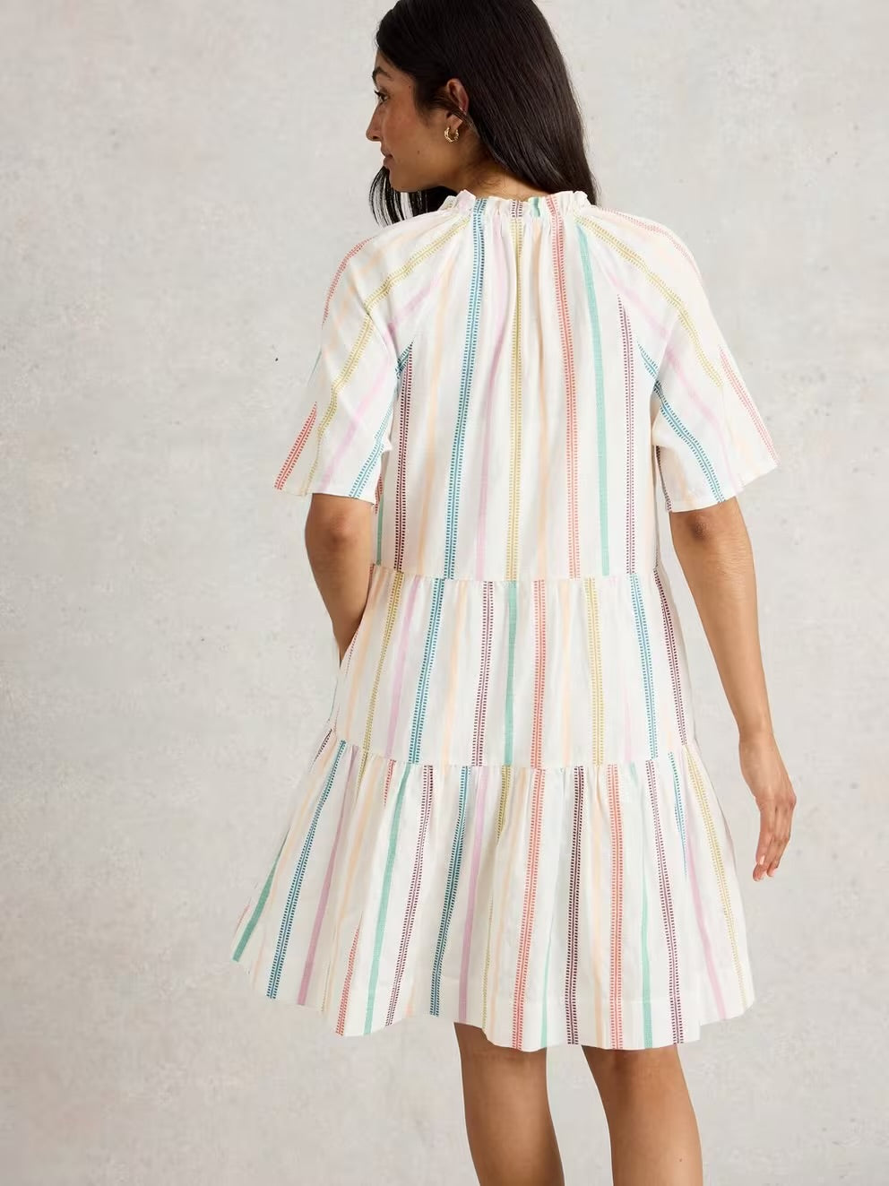 White Stuff Sophia Stripe Dress