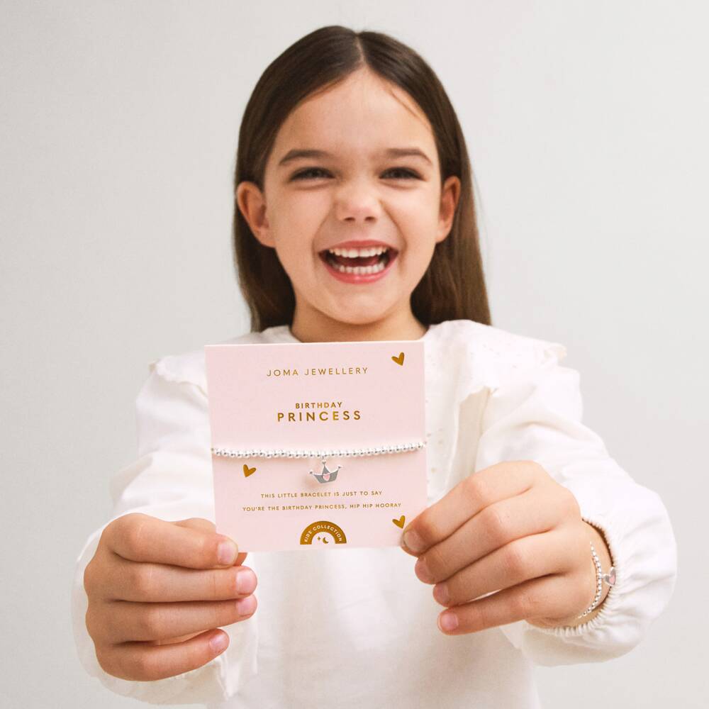 Joma Jewellery Kids' A Little Confetti ‘Birthday Princess' Bracelet